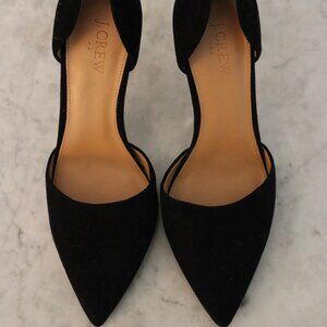 J.Crew D'Orsay Suede Pumps